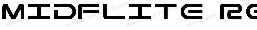 midflite regular字体转换